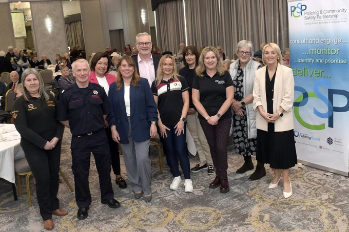 A group of council staff at the event