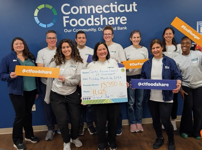 Team CRCOG at Connecticut Foodshare.