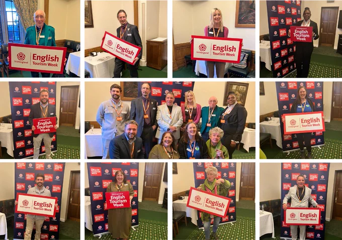 Collage of Tourism Superstar 2026 finalists at Tourism Alliance's Parliamentary event for English Tourism Week 2026.
