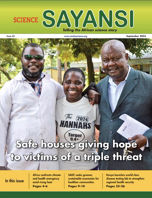 The September 2025 issue of Sayansi Magazine explores the growing link between climate change and public health across Africa. Featuring stories on heatwaves, disease outbreaks, food insecurity, and community resilience, this edition highlights how people, scientists, and policymakers are responding to emerging climate–health challenges.