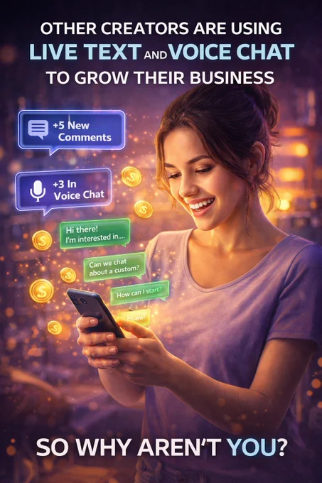 Most creators are sitting on untapped income…

And don’t even realize it.

If people are already:
• DMing you
• Replying to your posts
• Wanting your attention
That’s not just engagement…
That’s demand.
TazelMeChat turns that into paid text & voice conversations.

Most creators won’t do this.

The ones who do will win.

TazelMeChat.com

#CreatorEconomy #SideIncome #TazelMeChat #MonetizeYourAudience