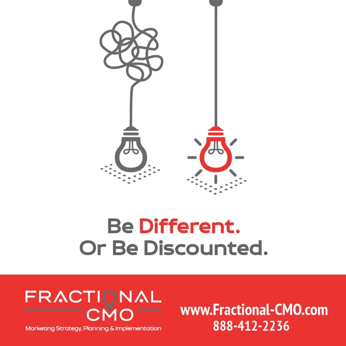 If your prospects cannot explain why you’re different, you’re a commodity 🛢️🌾. And commodities compete on price.


If your message sounds like everyone else’s, it’s costing you 💰.

Want to learn what’s weakening your message? Let’s talk.
➡️ fractional-cmo.com/contact/
📲 (888) 412-2236

#BrandStrategy #B2BMarketing #MarketingClarity #FractionalCMO