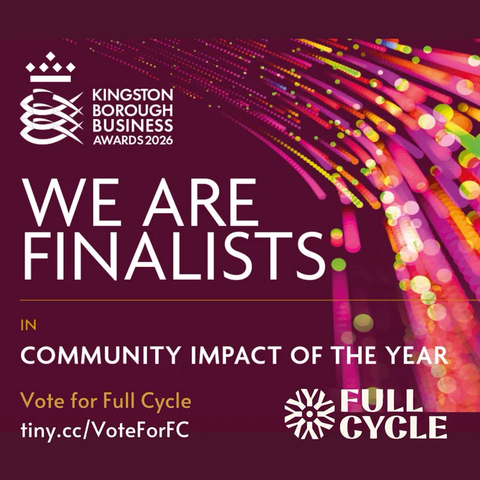 Full Cycle Community Bike Project is a finalist in the KBBA Awards 2026 for Community Impact of the Year