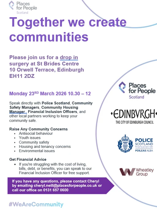 Drop-in surgery poster with logos