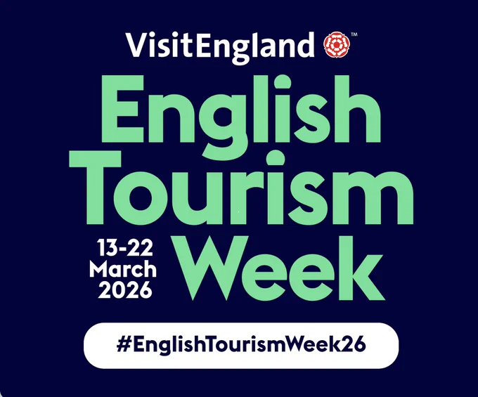 Visit England. English Tourism Week. 13-22 March 2026. #EnglishTourismWeek26