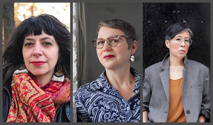 From left to right: Lisa Richter, Elizabeth Ruth and Lisa Ko.