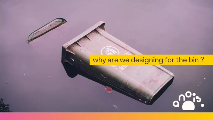 50 years of the Environmental Movement we should probably change this to "Why are we still designing for the bin?"

#systemsdesign #authenticleadership #gooddesign #circulareconomy
