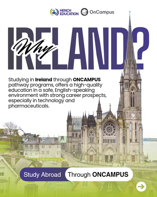 Why study in Oncampus Ireland?