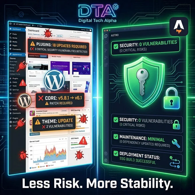 Security and maintenance comparison