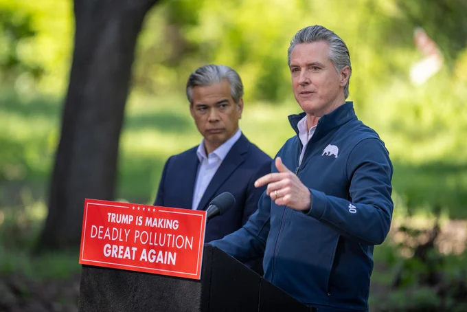 Governor Newsom and Attorney General Bonta sue to reverse the Trump Administration's repeal of the EPA's Endangerment Finding — the legal foundation for nearly all federal action on climate pollution.