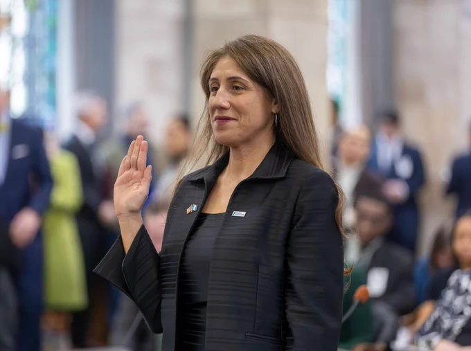 New Jersey Secretary of Higher Education Margo Chaly at Senate Judiciary Confirmation Hearing March 2026