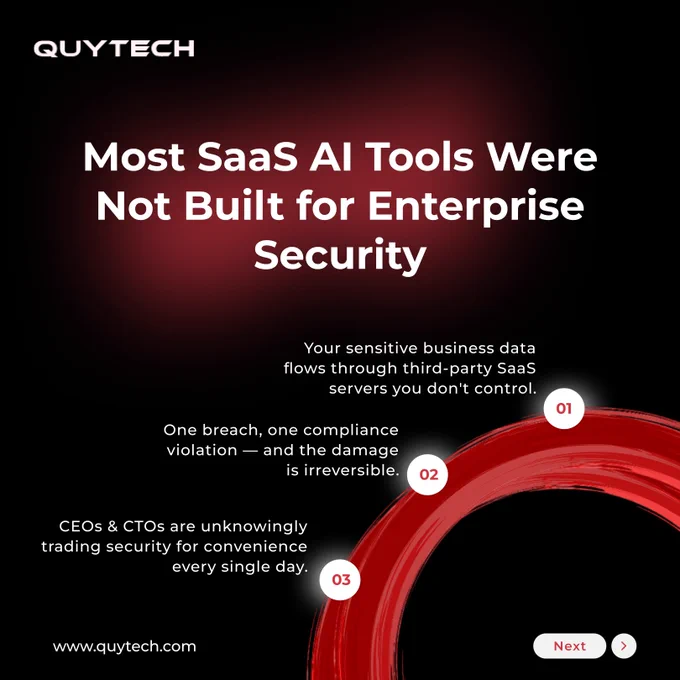 Most SaaS AI Tools Were Not Built for Enterprise Security