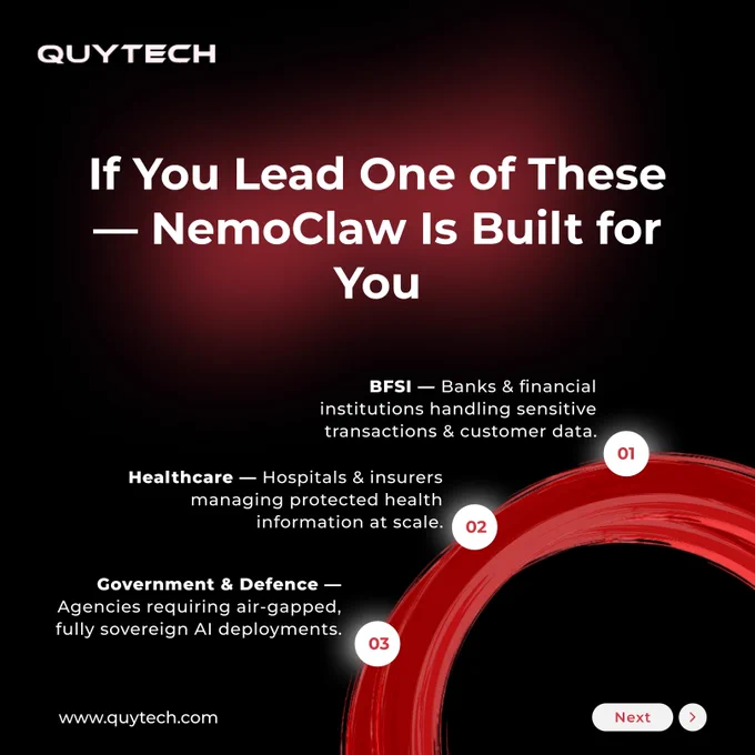 If You Lead One of These — NemoClaw Is Built for You