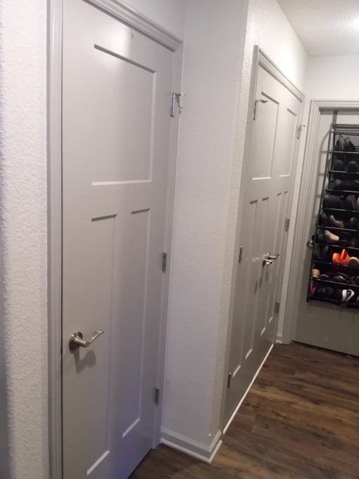Interior door painting by ColorTrends Painting 