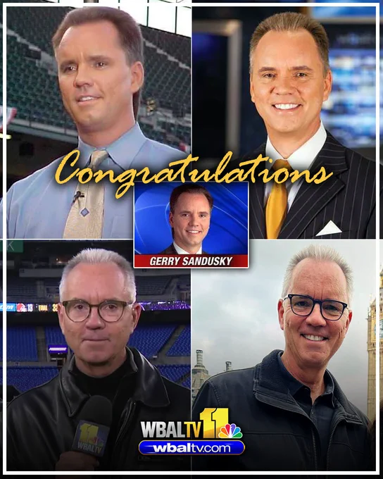Celebrating a Baltimore Sports Legend: Gerry Sandusky announces retirement. "﻿I have loved sharing the stories that shape Baltimore sports with viewers, ﻿and I have loved every minute of sharing Ravens games with listeners." 