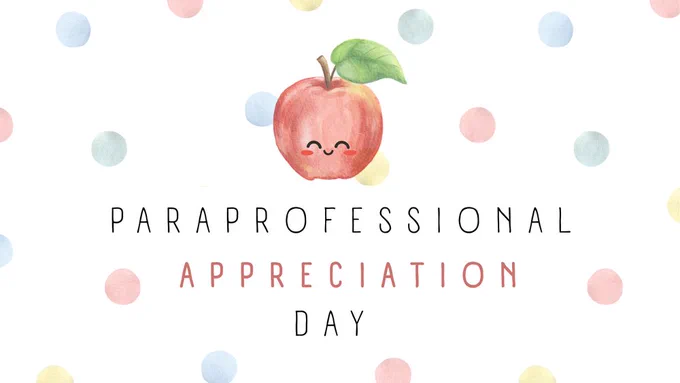 happy apple on polka dots