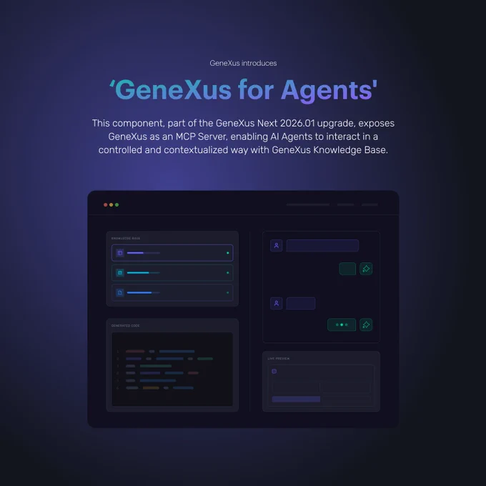 GeneXus Introduces ‘GeneXus for Agents’