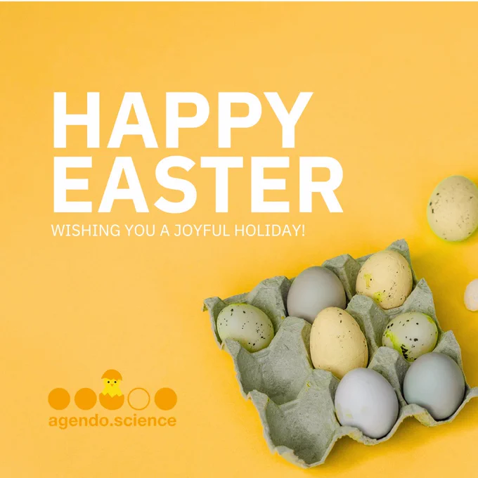 Happy Easter from agendo.science, a core facility management software for complex research institutes and universities.