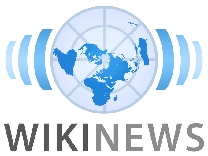 The Wikinews logo (by David Vasquez, Simon, LivingShadow, CC BY-SA 3.0)