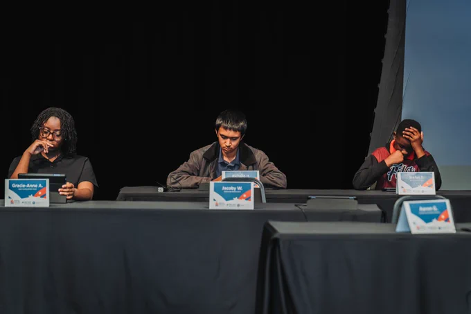 HCS students compete in Regional Civics Bee and Eagle's Landing Middle student Richard Himmelsbach takes 3rd place.