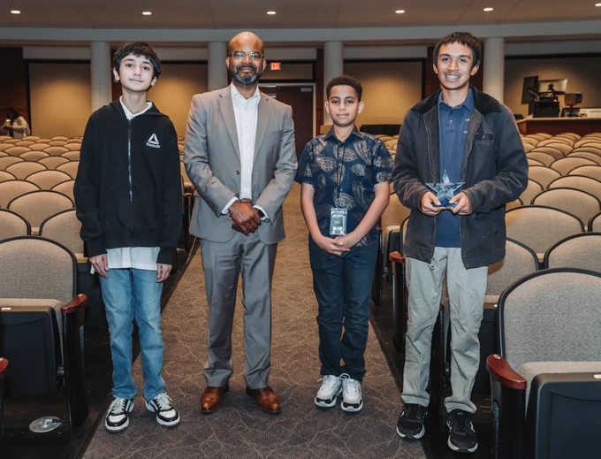 HCS students compete in Regional Civics Bee and Eagle's Landing Middle student Richard Himmelsbach takes 3rd place.