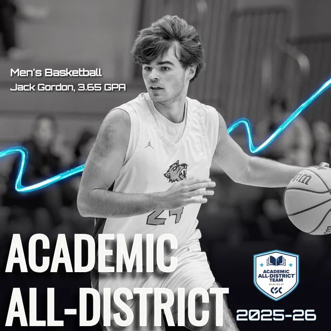 Congratulations to our six basketball bearcats who were named Academic All-District by the College Sports Communicators: Lola Idir, Isabella Kostyal-Larrier, D'Andre McRae, Jack Gordon, Peter Douvres, and Nicholas Lam.