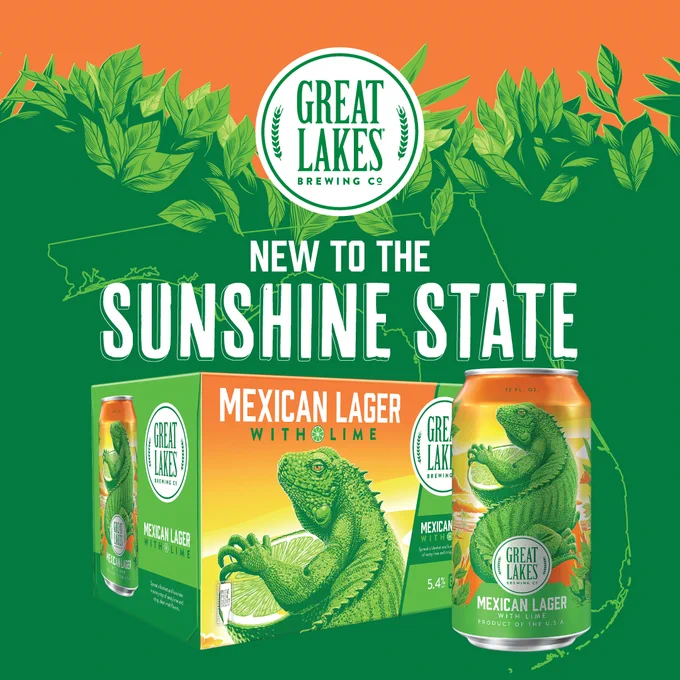 Mexican Lager with Lime to Florida