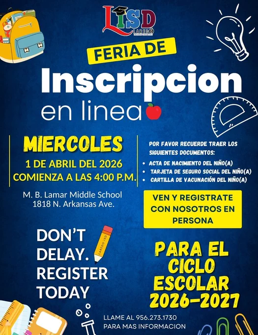online registration flyer