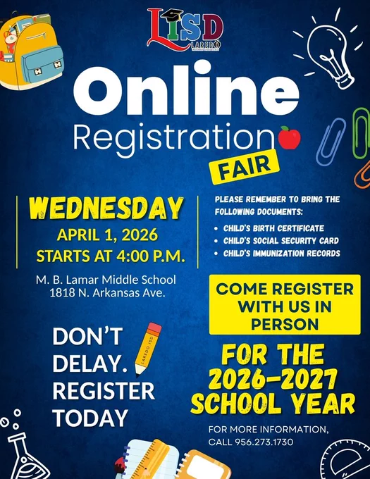 online registration flyer