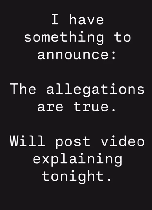 The Allegations Are True