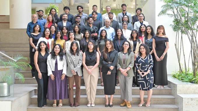 G V Prasad , our Chairman and Managing Director with the team