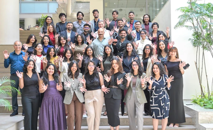 M V Ramana, CEO Global Generics with the team