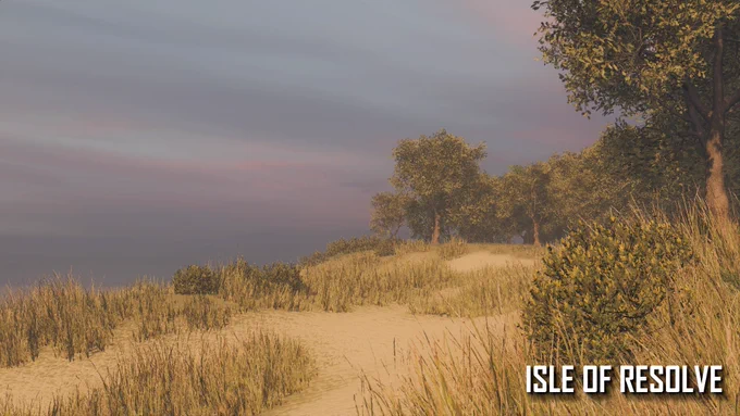 A Sand Dune featured in 'Isle of Resolve'