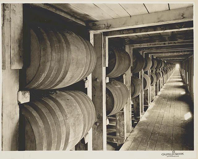 Interior, bonded whiskey warehouse
