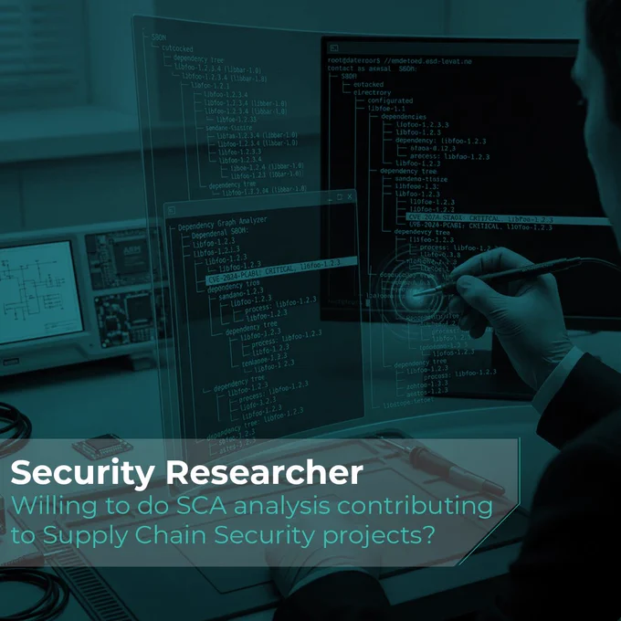 While everyone else is hunting for Easter eggs this weekend, PCA Cyber Security is looking for a researcher.
 
If you like performing deep Software Composition Analysis and determining which CVEs actually pose a threat to the supply chain, come join us.
 
Apply here: https://nofluffjobs.com/hu/job/LIR2HNCF
 