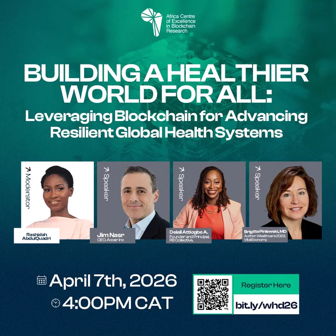 Africa Centre for Excellence in Blockchain - World Health Day 2026 - Building Resilient Global Health Systems
