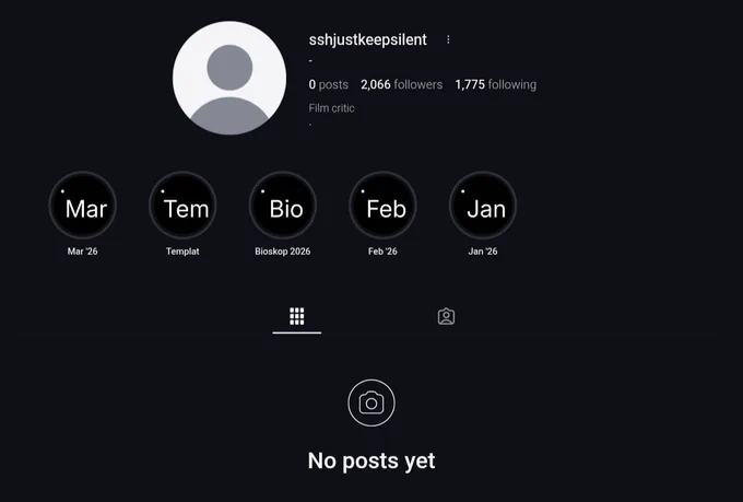 Akun Instagram Gilang Bungkus