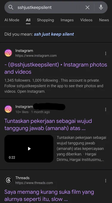 Search akunnya di Google, lihat ia masih mencari mangsanya.