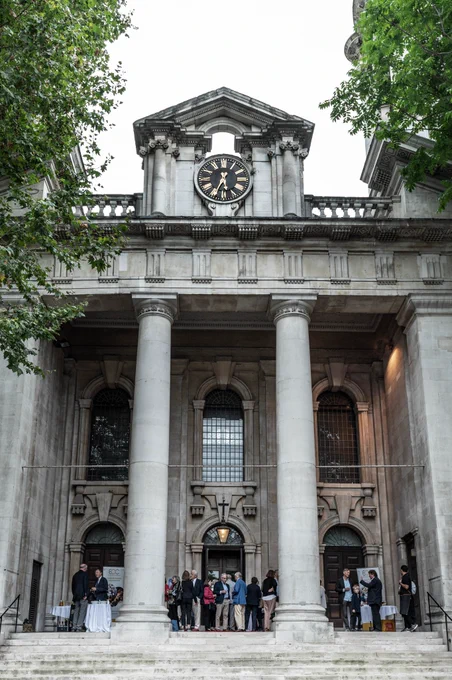 📸 - Sim Cannetty-Clarke - at our friends' event at St John's Smith Square in 2021
