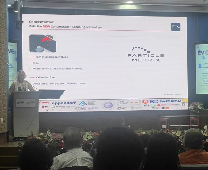Impressions from Rosa Jerlerud's talk on Particle Metrix NTA technology at EVOLVE 2026