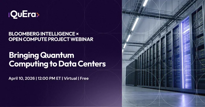 Quantum computers need to fit inside data centers before they can change what data centers do. This Bloomberg Intelligence x @OpenComputePrj  roundtable puts three hardware approaches side by side (@QueraComputing  neutral atoms, superconducting (@OQC_Tech), photonic (@orcacomputing) — on power, cooling, and rack integration. Worth tuning in.

April 10th | Register: https://buff.ly/rIiqW0N @business

