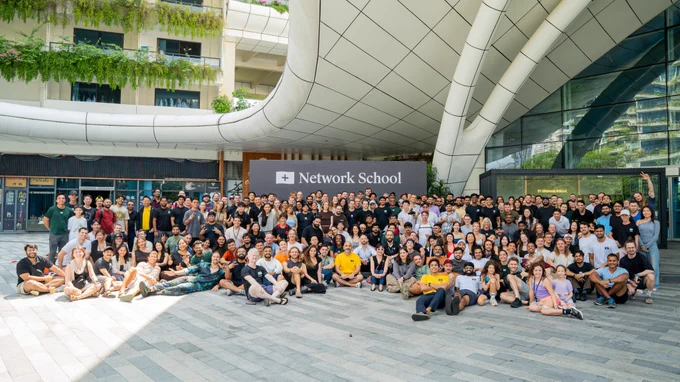 Apply to Network School at ns.com.