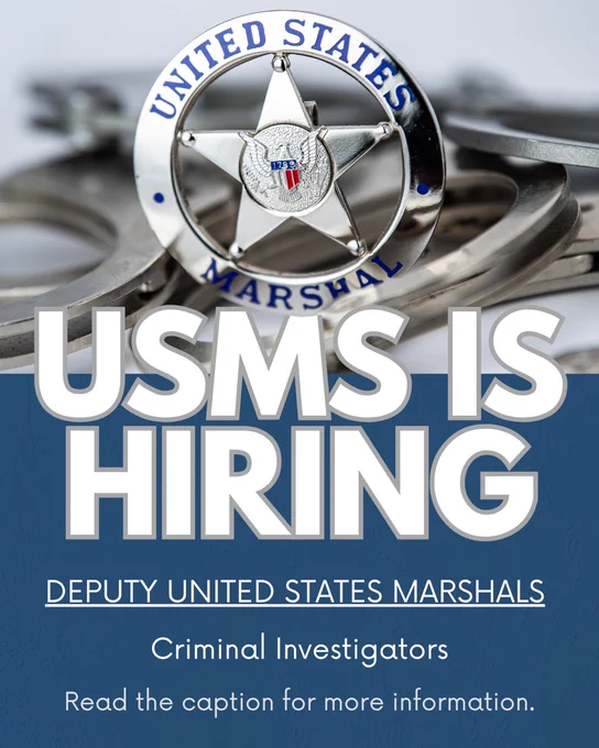 USMS hiring graphic