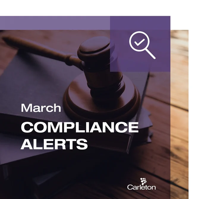 March 2026 Compliance Alerts
