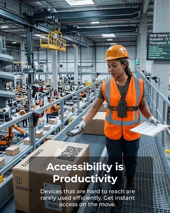 Accessibility is Productivity Devices that are hard to reach are rarely used efficiently. Get instant access on the move.