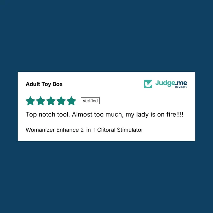 Womanizer Enhancer 5 star review