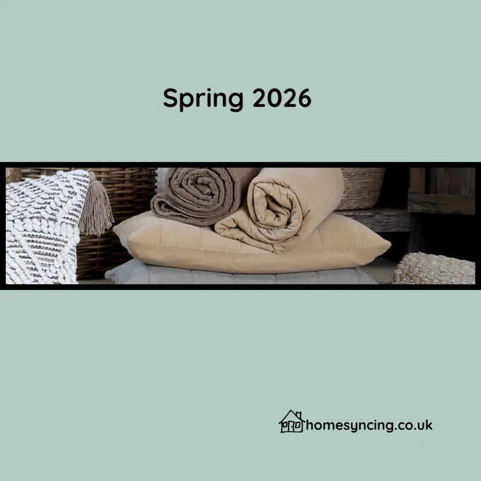 Spring 2026
Chic Quilts, Throw and Cushions
homesyncing.co.uk