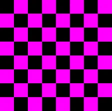 a fuchsia and dark grey checkboard
