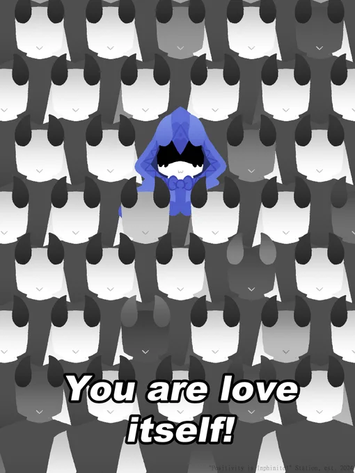 Remember to love yourself! You are are a wonderful and unique person, no matter what people say. <3
