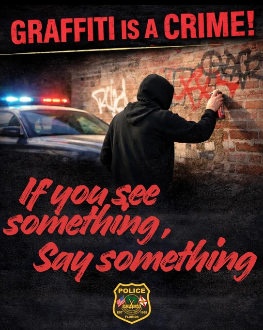 Graffiti is a crime